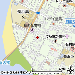 愛媛県大洲市長浜甲383周辺の地図