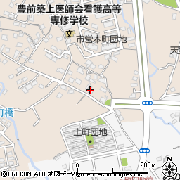 福岡県豊前市八屋1586周辺の地図