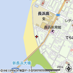 愛媛県大洲市長浜1033-13周辺の地図