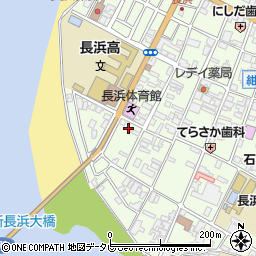 愛媛県大洲市長浜甲496周辺の地図