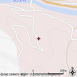 愛媛県上浮穴郡久万高原町上黒岩1956周辺の地図