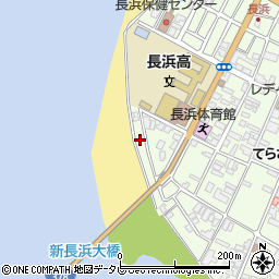 愛媛県大洲市長浜1033-18周辺の地図