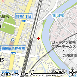 ハッピーエステート箱崎周辺の地図