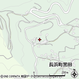 愛媛県大洲市長浜町黒田189周辺の地図