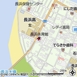 長浜町役場前周辺の地図