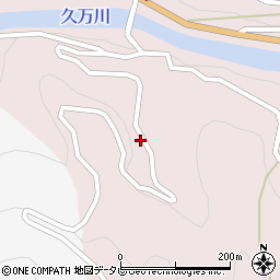 愛媛県上浮穴郡久万高原町上黒岩1966周辺の地図