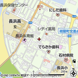 愛媛県大洲市長浜390周辺の地図