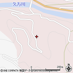 愛媛県上浮穴郡久万高原町上黒岩1987周辺の地図