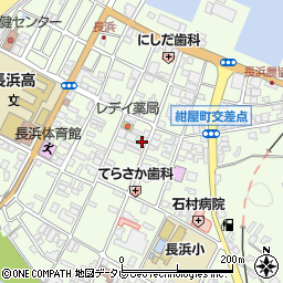 愛媛県大洲市長浜甲431周辺の地図