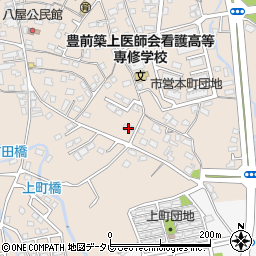 福岡県豊前市八屋1582周辺の地図