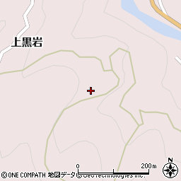 愛媛県上浮穴郡久万高原町上黒岩838周辺の地図