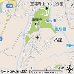 福岡県豊前市八屋734周辺の地図