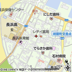 愛媛県大洲市長浜甲454周辺の地図