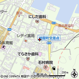 愛媛県大洲市長浜717周辺の地図
