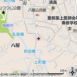 福岡県豊前市八屋989周辺の地図