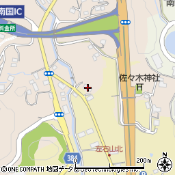高知県南国市領石228周辺の地図