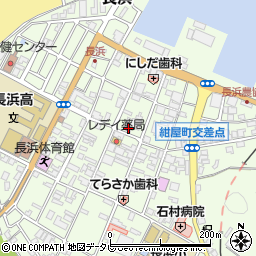 愛媛県大洲市長浜甲445周辺の地図