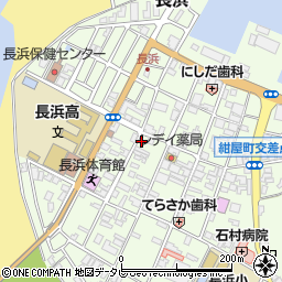 愛媛県大洲市長浜甲464周辺の地図