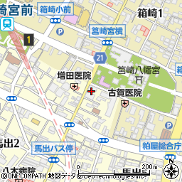 佐賀銀行箱崎支店 ＡＴＭ周辺の地図