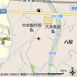 福岡県豊前市八屋123周辺の地図