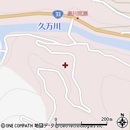愛媛県上浮穴郡久万高原町上黒岩1976周辺の地図