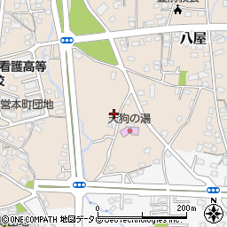 福岡県豊前市八屋1724周辺の地図