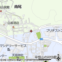 福岡県飯塚市南尾133-34周辺の地図