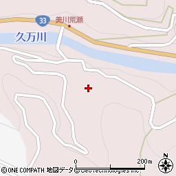 愛媛県上浮穴郡久万高原町上黒岩1617周辺の地図