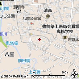 福岡県豊前市八屋1568周辺の地図