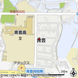 福岡県豊前市青豊周辺の地図