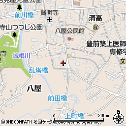 福岡県豊前市八屋1364周辺の地図