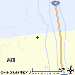 徳島県海部郡海陽町吉田中村周辺の地図