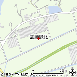 福岡県糸島市志摩野北周辺の地図