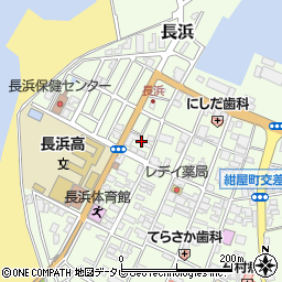 愛媛県大洲市長浜甲466周辺の地図