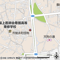 福岡県豊前市八屋1514周辺の地図