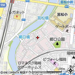 フルハウス箱崎周辺の地図