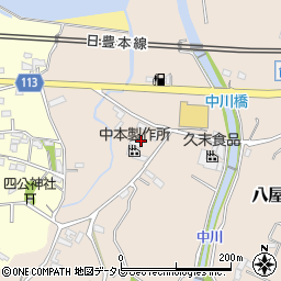 福岡県豊前市八屋156周辺の地図