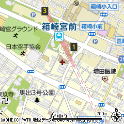 福岡県教育会館周辺の地図