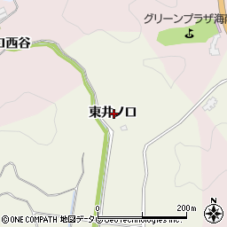 徳島県海部郡海陽町大里東井ノ口周辺の地図