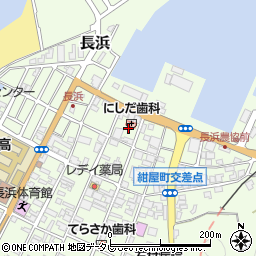 愛媛県大洲市長浜甲628周辺の地図