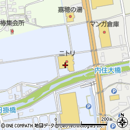 ニトリ飯塚店周辺の地図