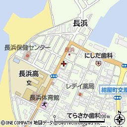 愛媛県大洲市長浜甲467周辺の地図