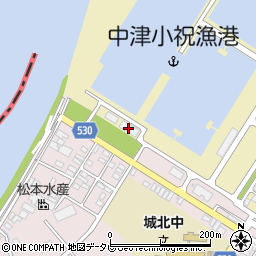 漁船修理場周辺の地図
