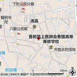 福岡県豊前市八屋1550周辺の地図