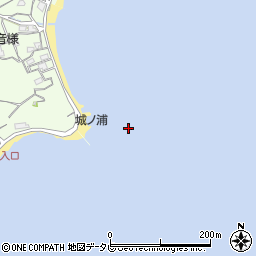 城ノ浦周辺の地図