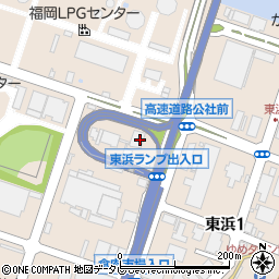 福岡北九州高速道路公社　福岡事務所施設課周辺の地図