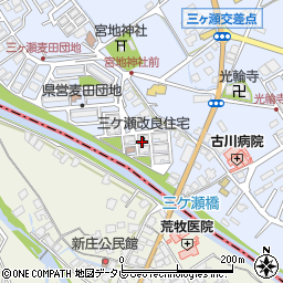 三ケ瀬改良住宅周辺の地図