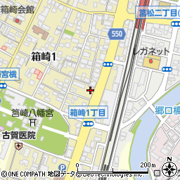 リパーク箱崎宮北駐車場周辺の地図