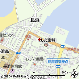 愛媛県大洲市長浜甲1014周辺の地図