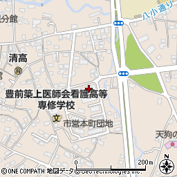 福岡県豊前市八屋1506周辺の地図